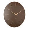 Karlsson Wandklok Esmerado groot mocca bruin