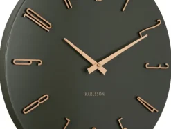 Karlsson Wandklok Esmerado luxury groen