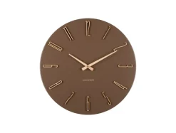 Karlsson Wandklok Esmerado mocca bruin