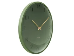 Karlsson Wandklok Fuerte Dome luxury groen