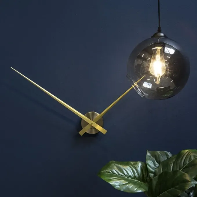Karlsson Wandklok Little Big Time goud Ø 77,5 cm