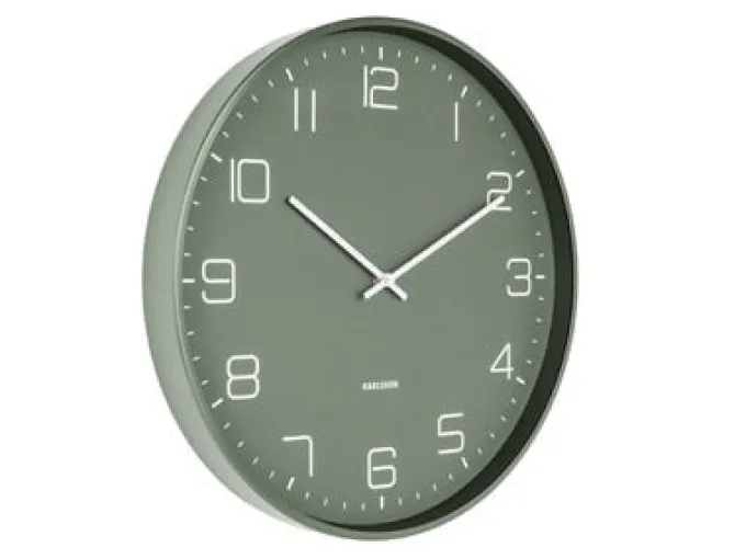 Karlsson Wandklok Lofty Groen Ø 40 cm