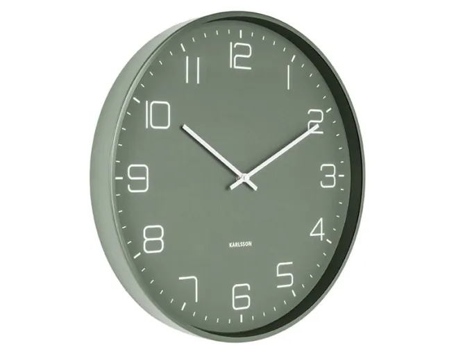 Karlsson Wandklok Lofty Groen Ø 40 cm