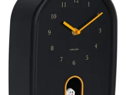 Karlsson Wandklok Modern Hond zwart