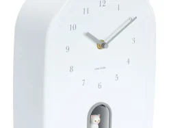Karlsson Wandklok Modern Kitty wit