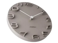 Karlsson Wandklok On The Edge grey Ø 42