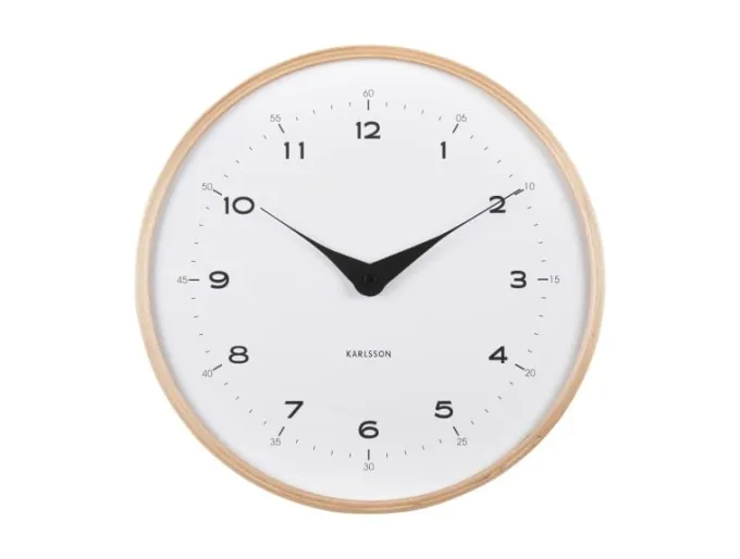 Karlsson Wandklok Osado Dome wit