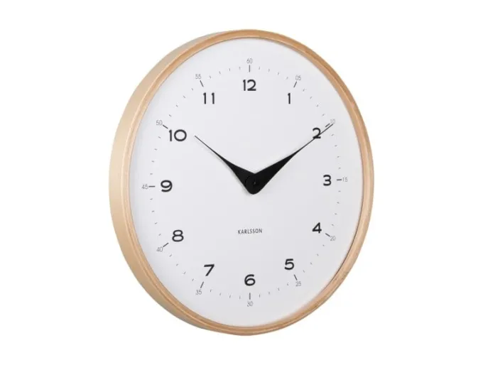 Karlsson Wandklok Osado Dome wit