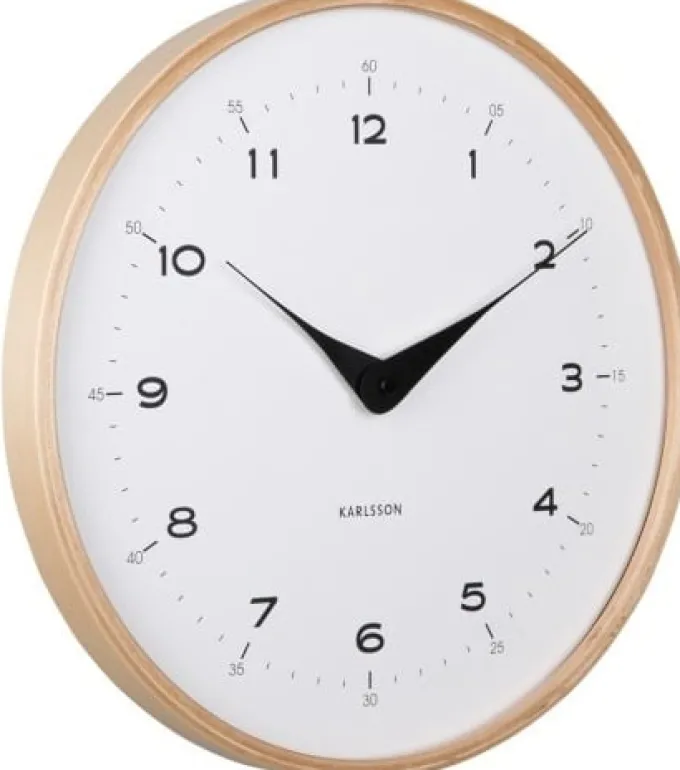 Karlsson Wandklok Osado Dome wit