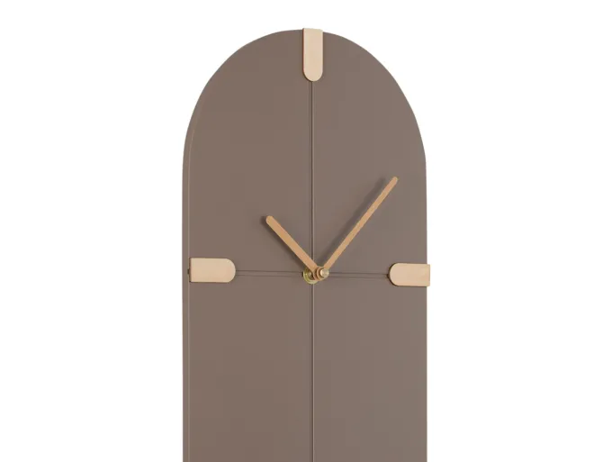 Karlsson Wandklok Oxford ovaal - mocca bruin