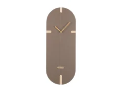 Karlsson Wandklok Oxford ovaal - mocca bruin