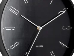 Karlsson Wandklok Regal Numbers zwart
