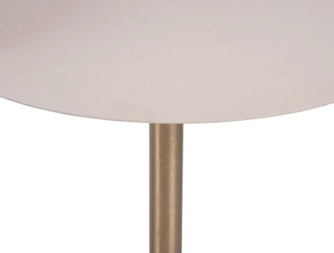 Leitmotiv Bijzettafel Dex Warm grijs Ø 50 cm