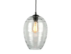 Leitmotiv Hanglamp Glamour Cone glas smoke