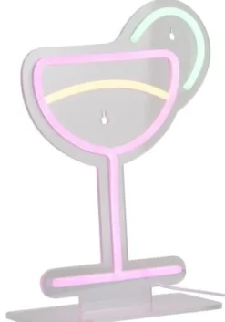 Leitmotiv Neon licht Cocktail multi colour