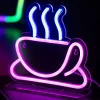 Leitmotiv Neon licht Coffee roze