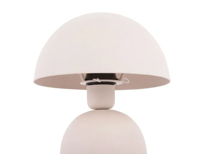 Leitmotiv Tafellamp Boaz warm grijs