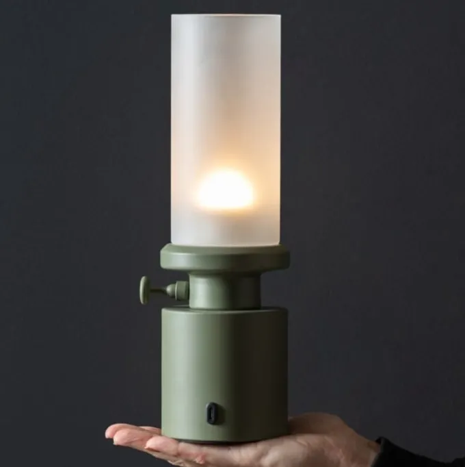 Leitmotiv Tafellamp Camp LED groen