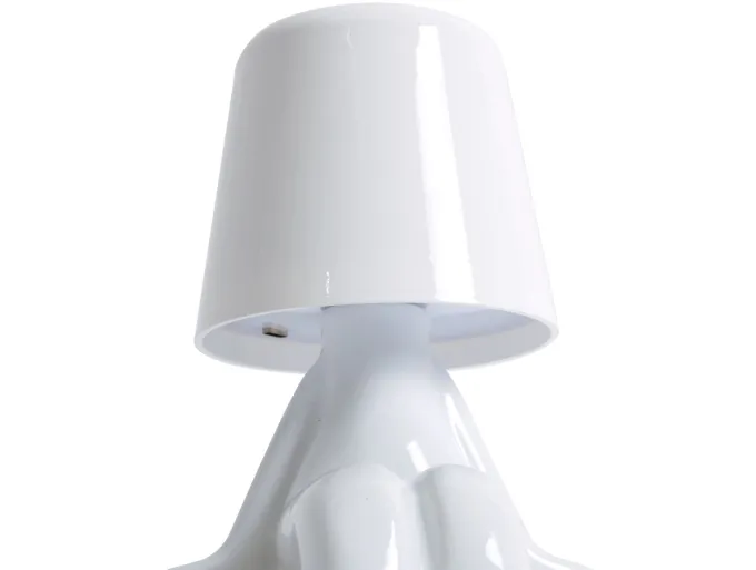 Leitmotiv Tafellamp Glossy DJ wit