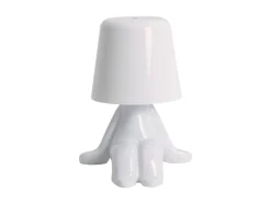 Leitmotiv Tafellamp Glossy DJ wit