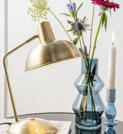Leitmotiv Tafellamp Hood geborsteld goud