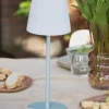 Leitmotiv Tafellamp voor binnen en buiten lichtblauw