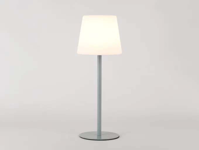 Leitmotiv Tafellamp voor binnen en buiten lichtblauw