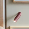 Leitmotiv Wandlamp magnetisch Paris - Burgundy rood