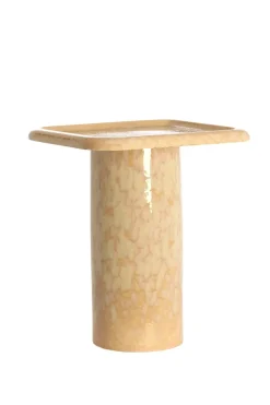 Light en Living Bijzettafel LUARCA 40x40x48 cm keramiek licht perzik | Light & Living