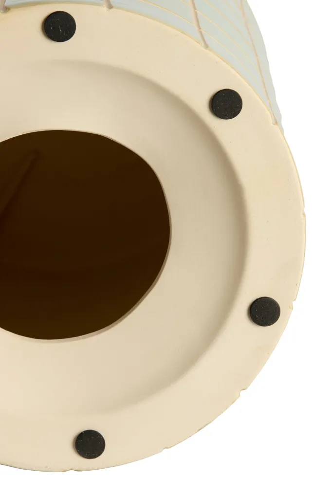 Light en Living Bijzettafel Ø42x34 cm MAUCHO keramiek licht groen+crème