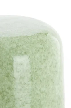 Light en Living Bijzettafel Ø34x46,5 cm FRANCA keramiek mint groen-groen