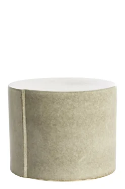 Light en Living Bijzettafel Ø42x34 cm CHULILLA keramiek grijs