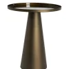 Light en Living Bijzettafel Ø46x46 cm JAY glans bruin-brons+mat bruin-brons
