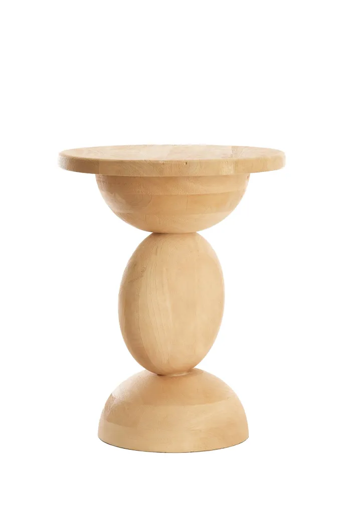 Light en Living Bijzettafel Ø40x50 cm MIRTO hout mat naturel