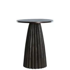 Light en Living Bijzettafel Ø40x51 cm VEGLIA mat donker bruin