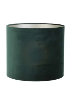 Light en Living Cilinder Lampenkap Velours Dutch Green - Diverse Maten