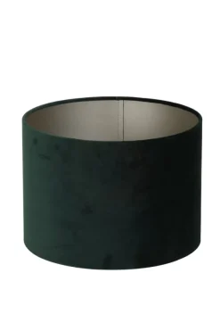 Light en Living Cilinder Lampenkap Velours Dutch Green - Diverse Maten