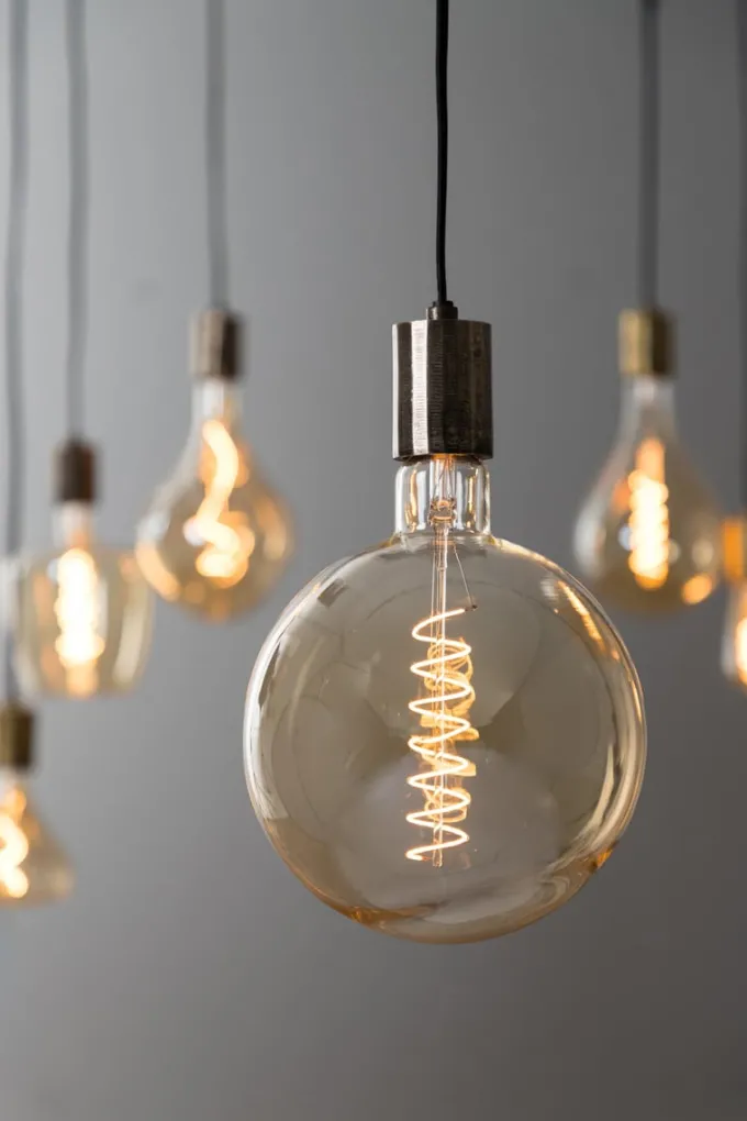 Light en Living Deco LED globe Ø20x26 cm LIGHT 4W amber E27 dimbaar