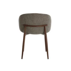 Light en Living Eetkamerstoel 57x56x74 cm ALUKO zwart-licht bruin+bruin
