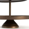 Light en Living Etagère 3 laags Ø32x48 cm LUTEK mat bruin-brons
