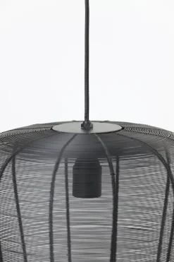 Light en Living Hanglamp Adeta in zwart of goud - Stijlvolle draadlamp in diverse maten