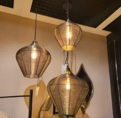 Light en Living Hanglamp ALVARO antiek brons - Diverse maten