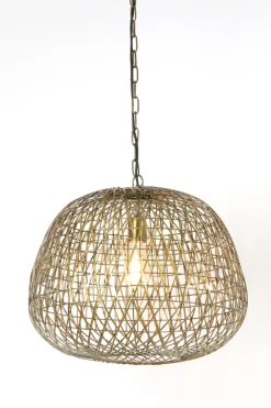 Light en Living Hanglamp Alwina | Antiek Brons 50 x 50 x 44 cm