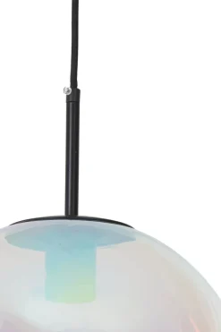 Light en Living Hanglamp Ø30 cm MEDINA glas rainbow+zwart showroommodel