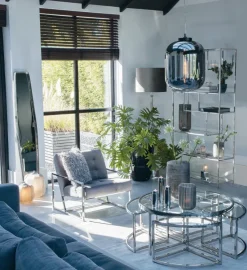 Light en Living Hanglamp JULIA Glas Smoke van Light & Living
