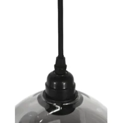 Light en Living Hanglamp Kai 3-lichts smoke glas Ø30x19 cm