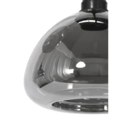 Light en Living Hanglamp Kai smoke glas 104x12,5 cm
