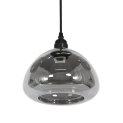 Light en Living Hanglamp Kai smoke glas 104x12,5 cm