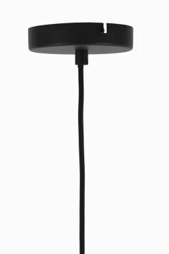 Light en Living Hanglamp LEKAR Ø21x37 cm - Zwart & Smoke Glas