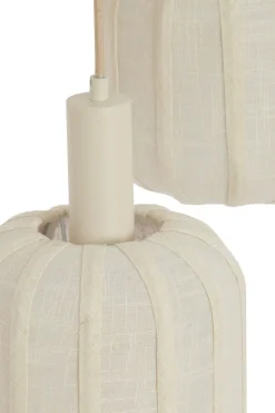Light en Living Hanglamp 3L Ø38x34 cm TUFIA linnen cream